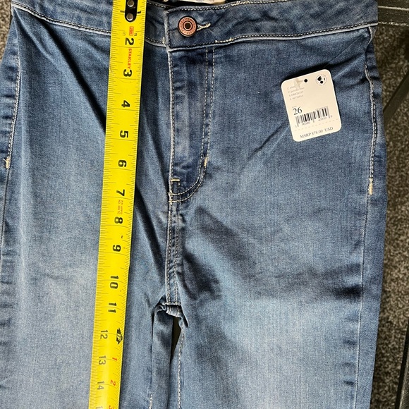 26. Free People Just Float in Flare Jeans Jericho Blue - Picture 5 of 10